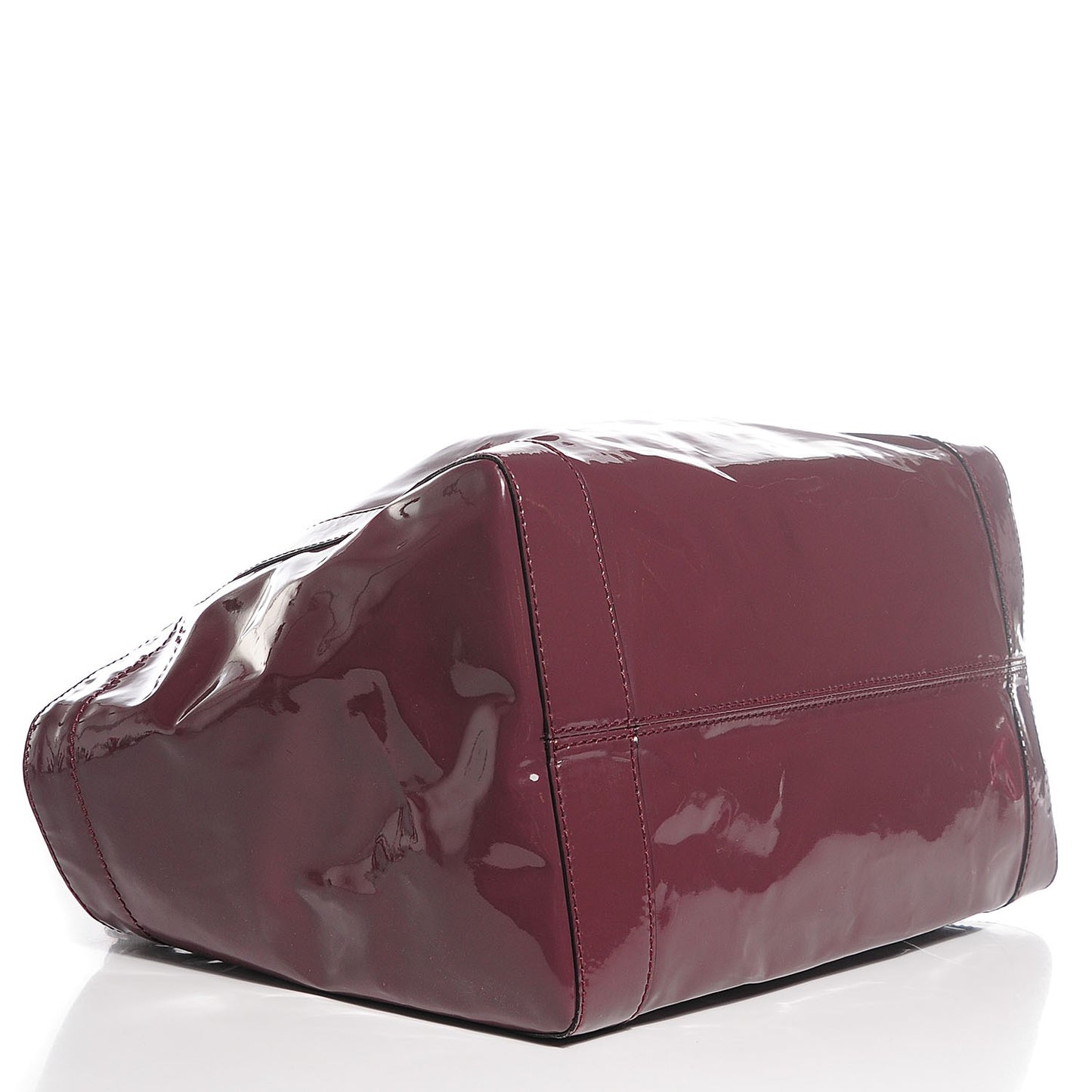 Patent Lacca Large Nuage Bow Hobo Purple