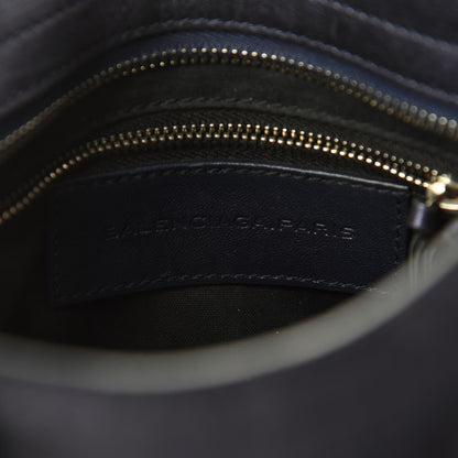 Balenciaga Metallic Agneau Classic Silver Hardware Mini City Maree 8 of 10
