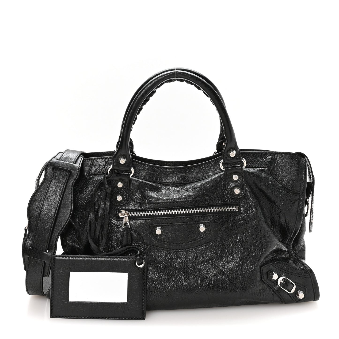 Agneau Giant 12 Silver Hardware City Black