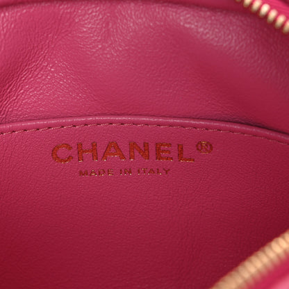 Chanel Iridescent Caviar Quilted Small Timeless Camera Case Pink 6 of 11