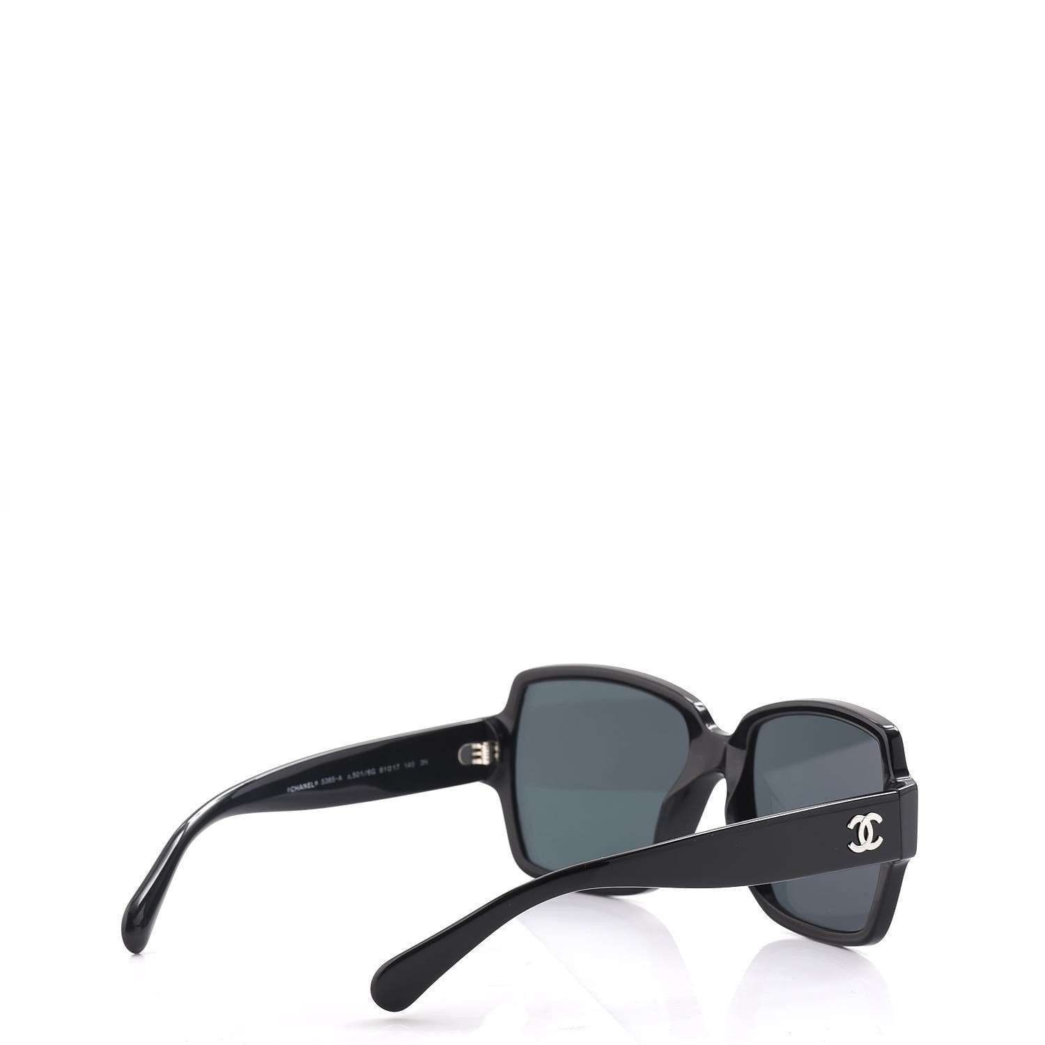Chanel Acetate Square CC Sunglasses 5385 Black 4 of 9