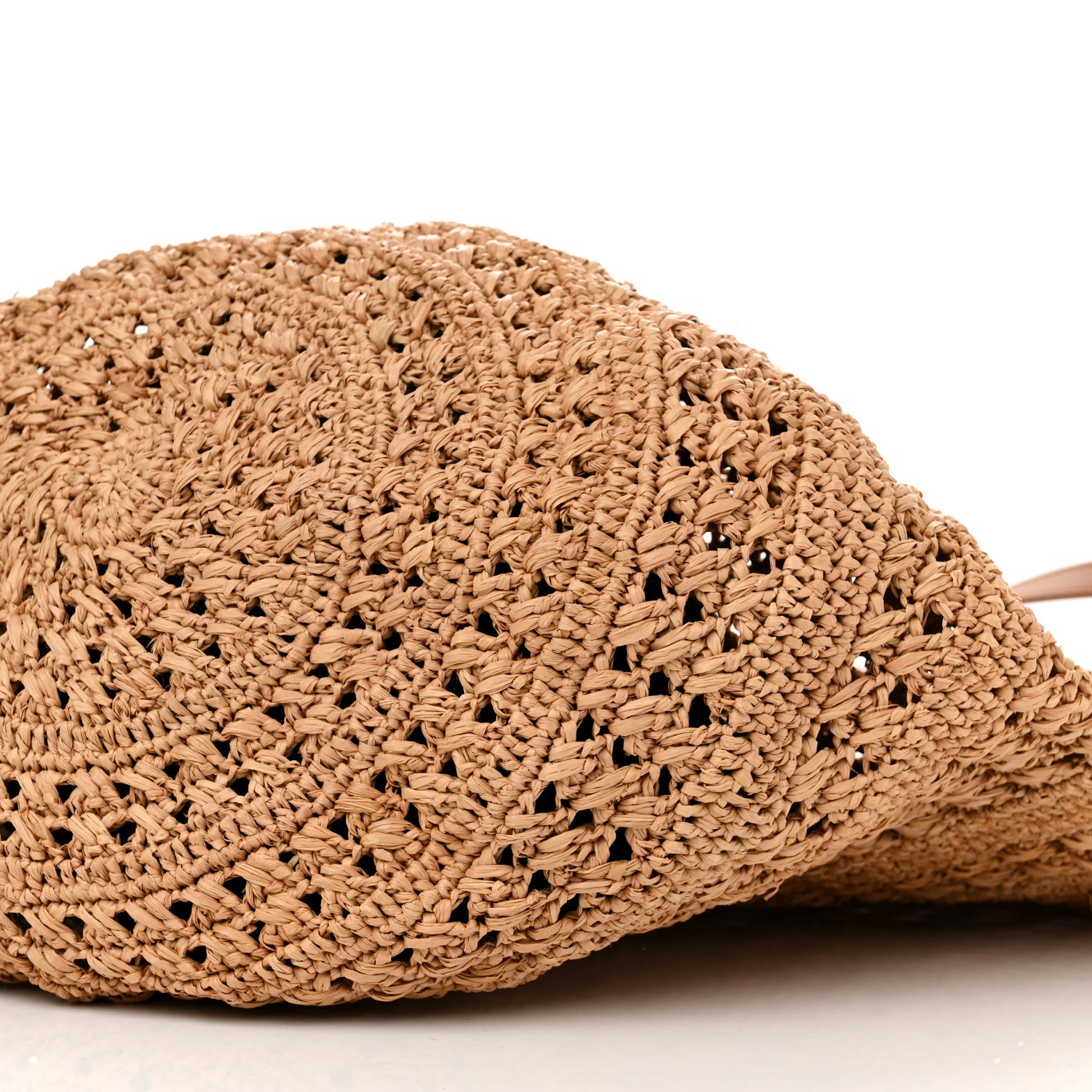 Saint Laurent Raffia Calfskin Medium Panier Tote Naturel 10 of 10