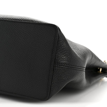 Gucci Pebbled Calfskin Large Soho Hobo Black 10 of 12