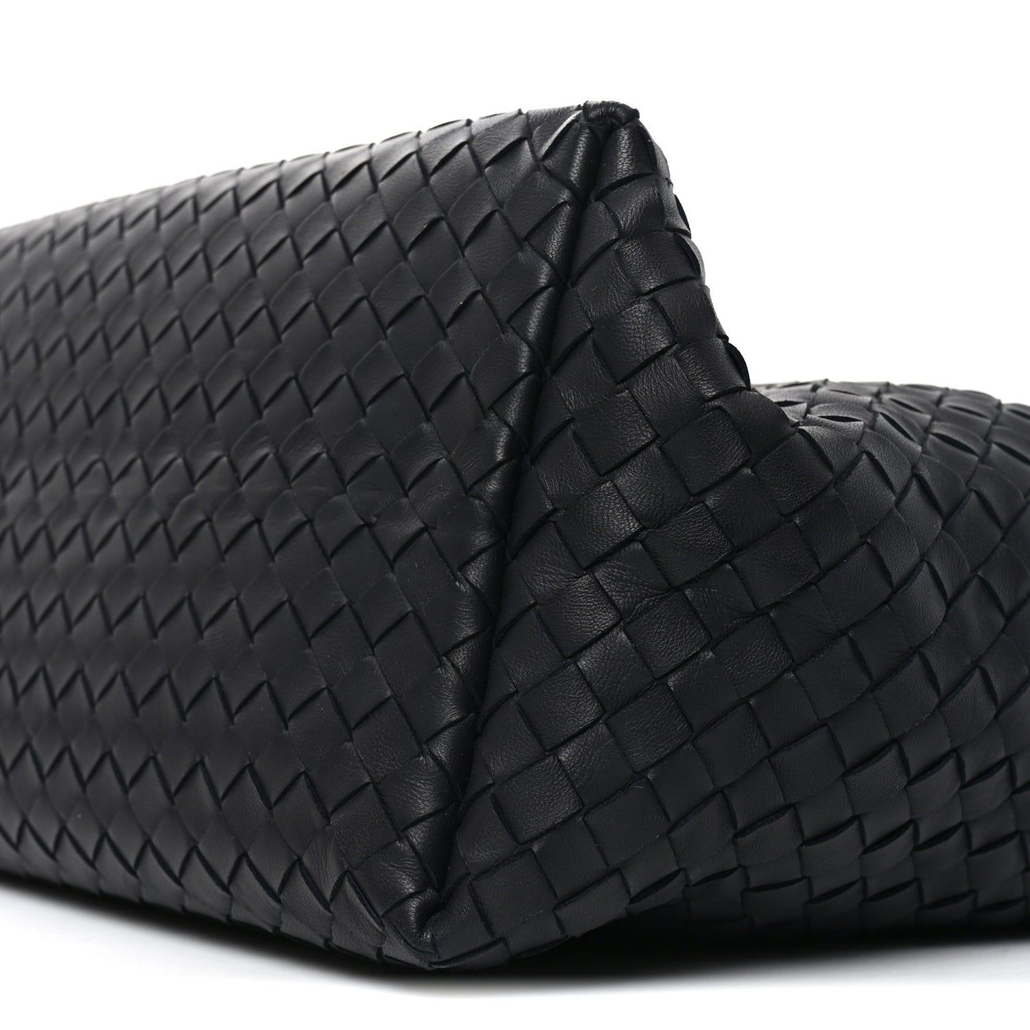 Nappa Intrecciato Medium Garda Bag Black