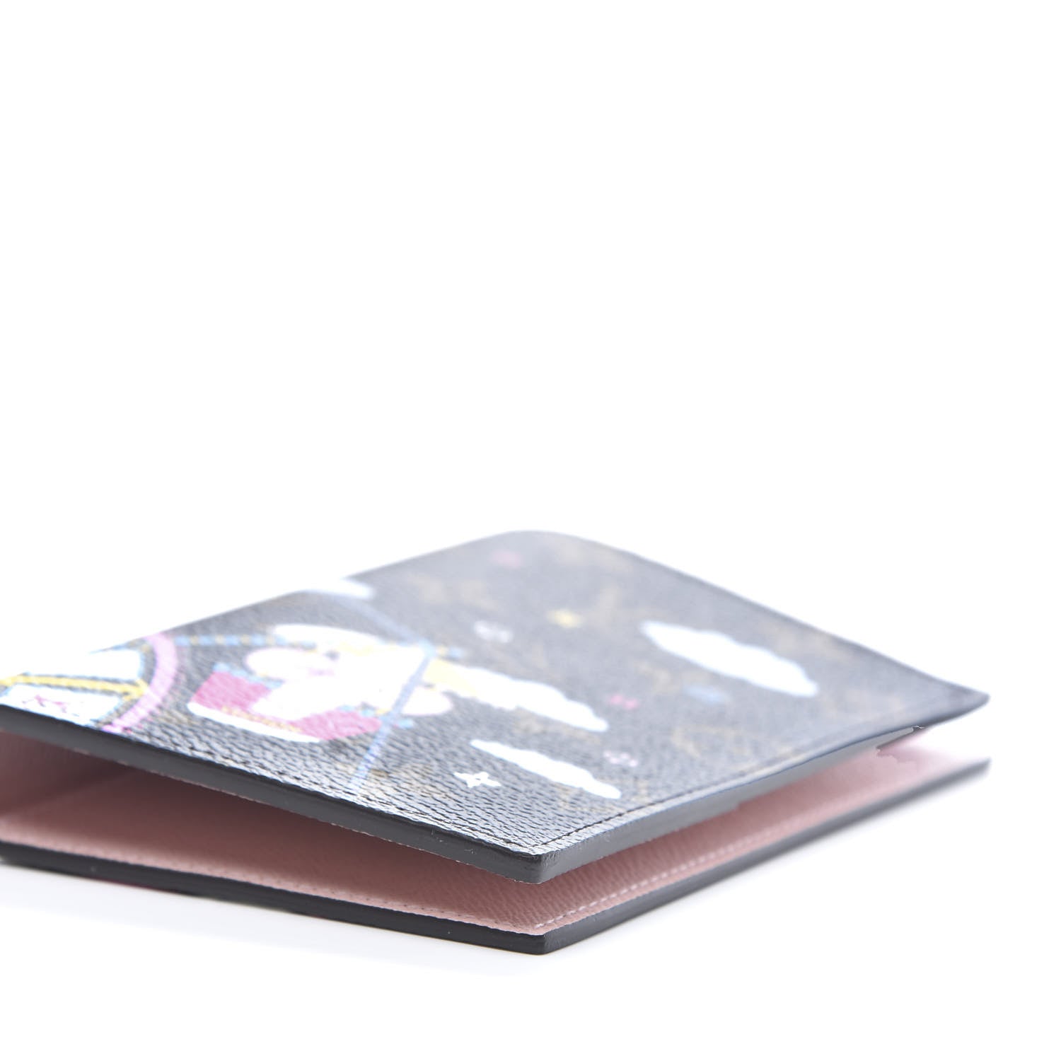 Louis Vuitton Monogram 2020 Christmas Animation Big Wheel Passport Cover Rose Ballerine 8 of 9