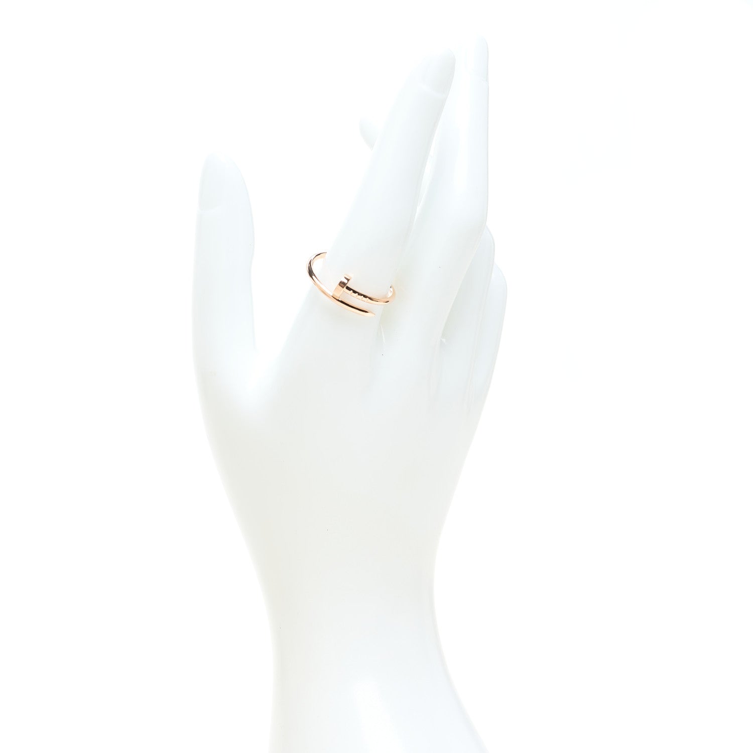Cartier 18K Pink Gold Small Juste Un Clou Ring 60 9 2 of 5
