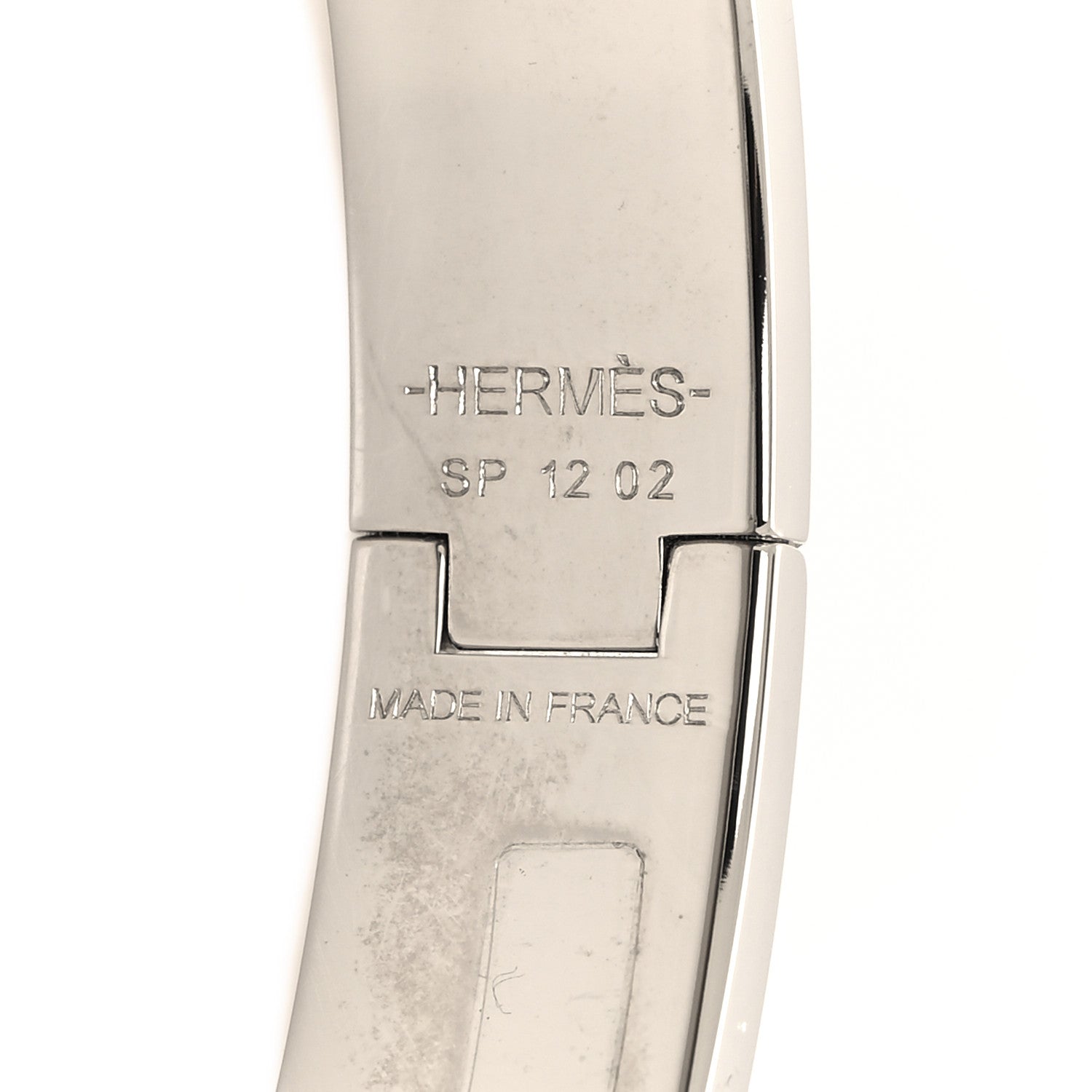 Hermes Enamel Narrow Clic Clac H Bracelet PM Black 4 of 5