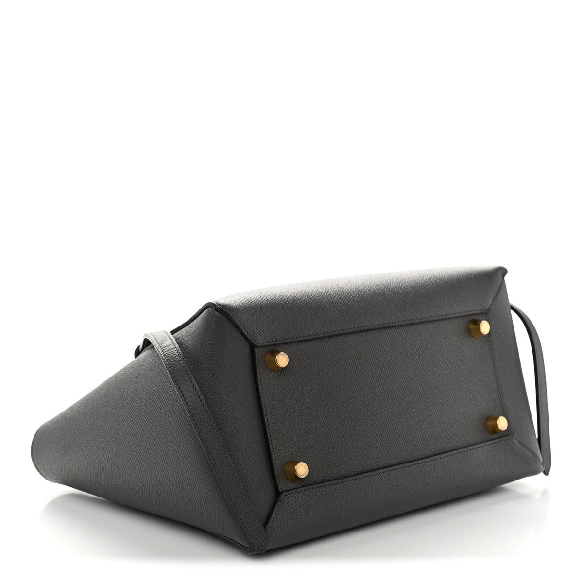 Celine Grained Calfskin Mini Belt Bag Grey 4 of 10
