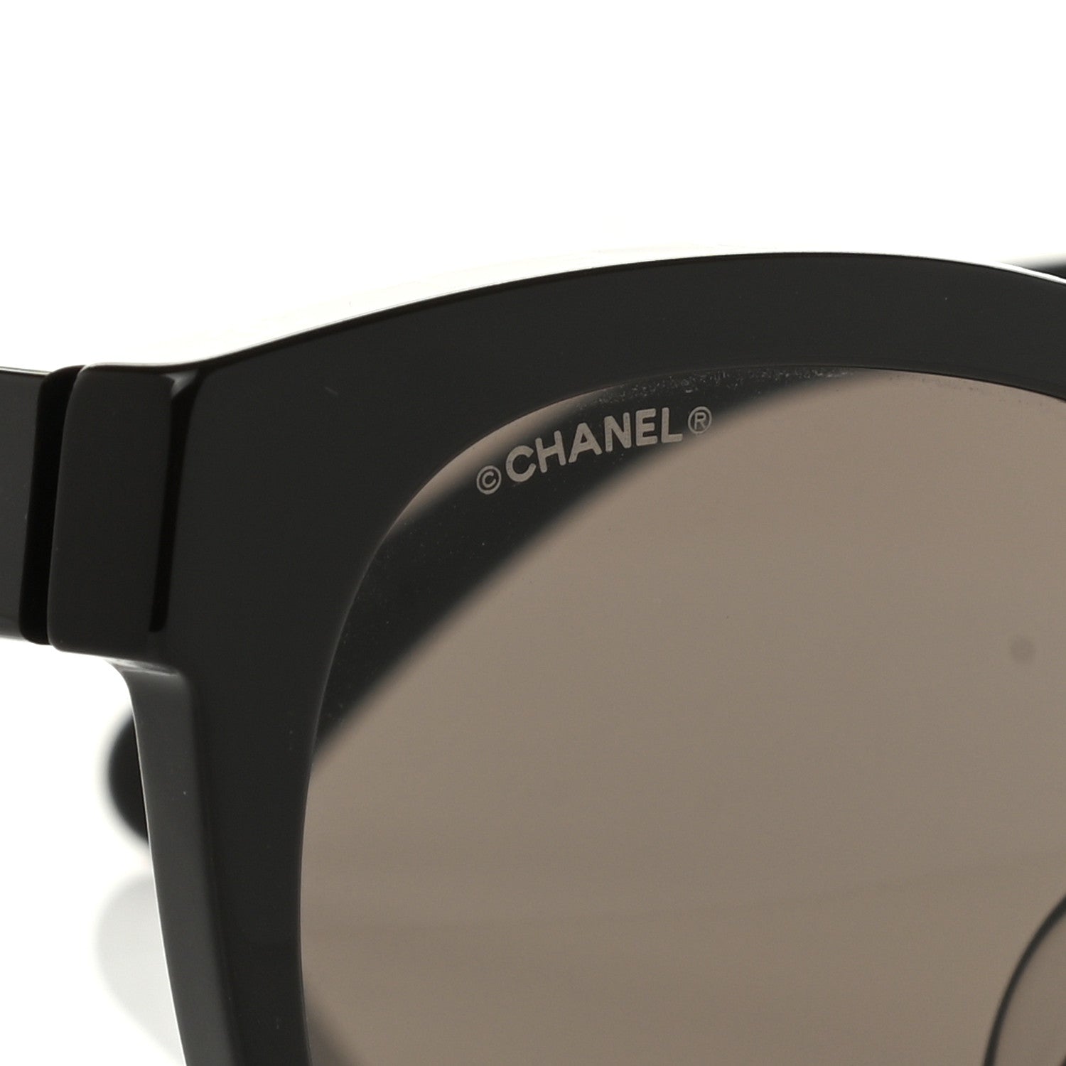 Chanel Acetate CC Butterfly Sunglasses 5414 Black 8 of 9