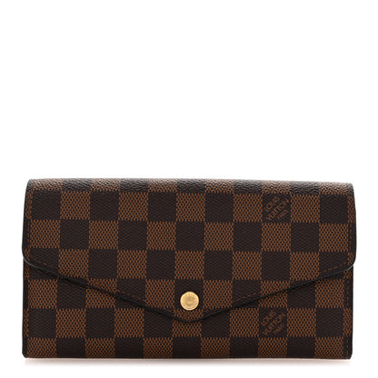 Louis Vuitton Damier Ebene Sarah Wallet NM 1 of 6