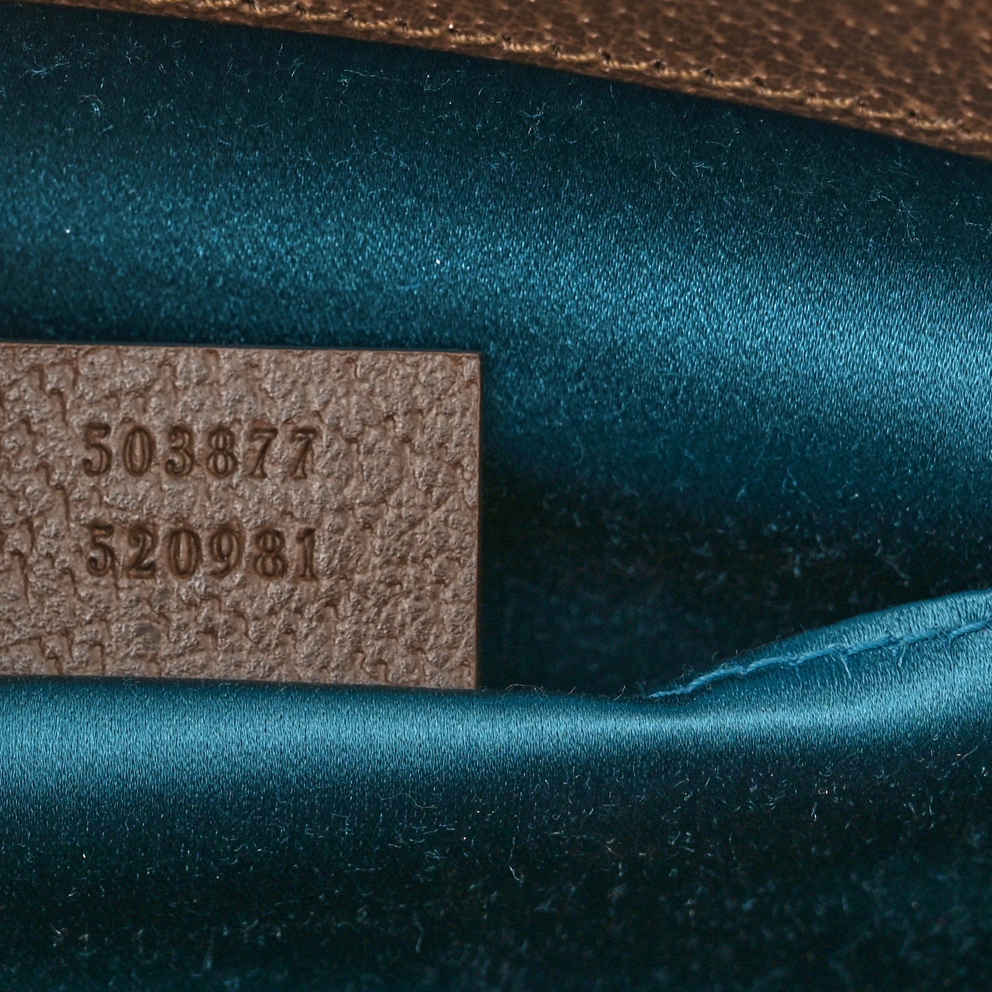 GG Supreme Monogram Web Small Ophidia Chain Shoulder Bag Brown