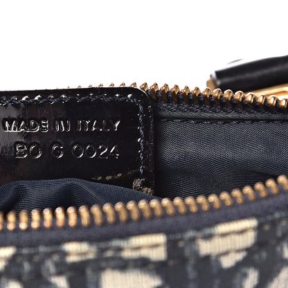 Christian Dior Monogram Boston Navy Blue 6 of 12
