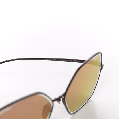 Chanel Butterfly Sunglasses 4262 Gold 6 of 8