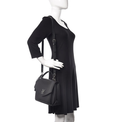 Louis Vuitton Soft Calfskin My Lockme Top Handle Black 2 of 10