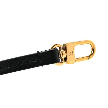Louis Vuitton Calfskin Pochette Accessories Strap Black 3 of 4
