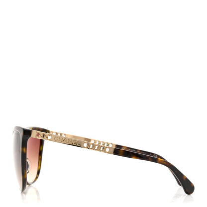 Chanel Chain Sunglasses 5352 Dark Tortoise 3 of 8