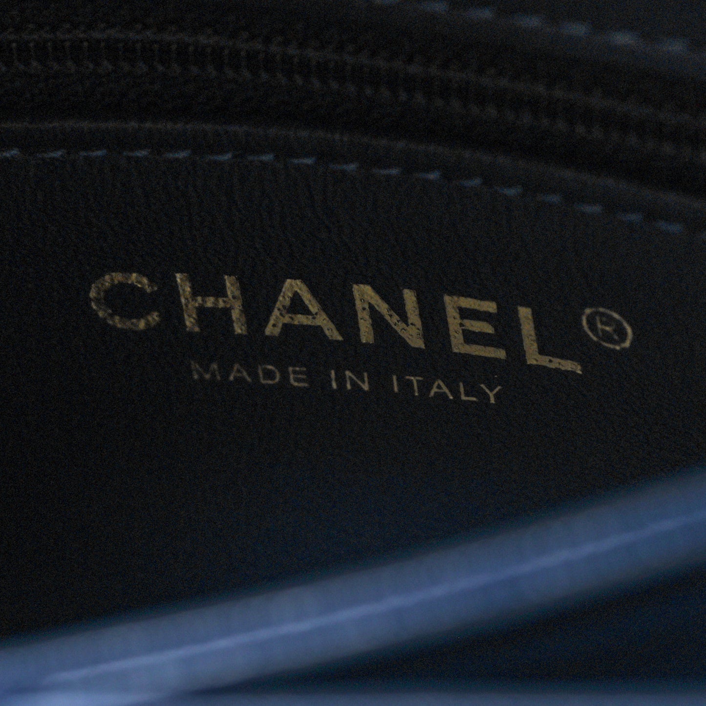 Lambskin Quilted Small Trendy CC Flap Dual Handle Bag Navy