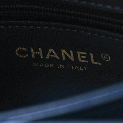 Chanel Lambskin Quilted Small Trendy CC Flap Dual Handle Bag Navy 7 of 13