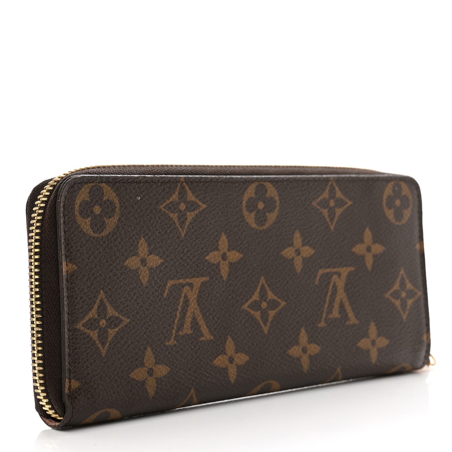 Monogram Clemence Wallet Rose Ballerine