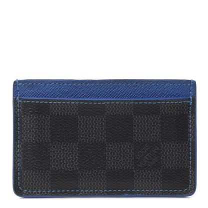 Louis Vuitton Damier Graphite Card Holder Blue 1 of 6