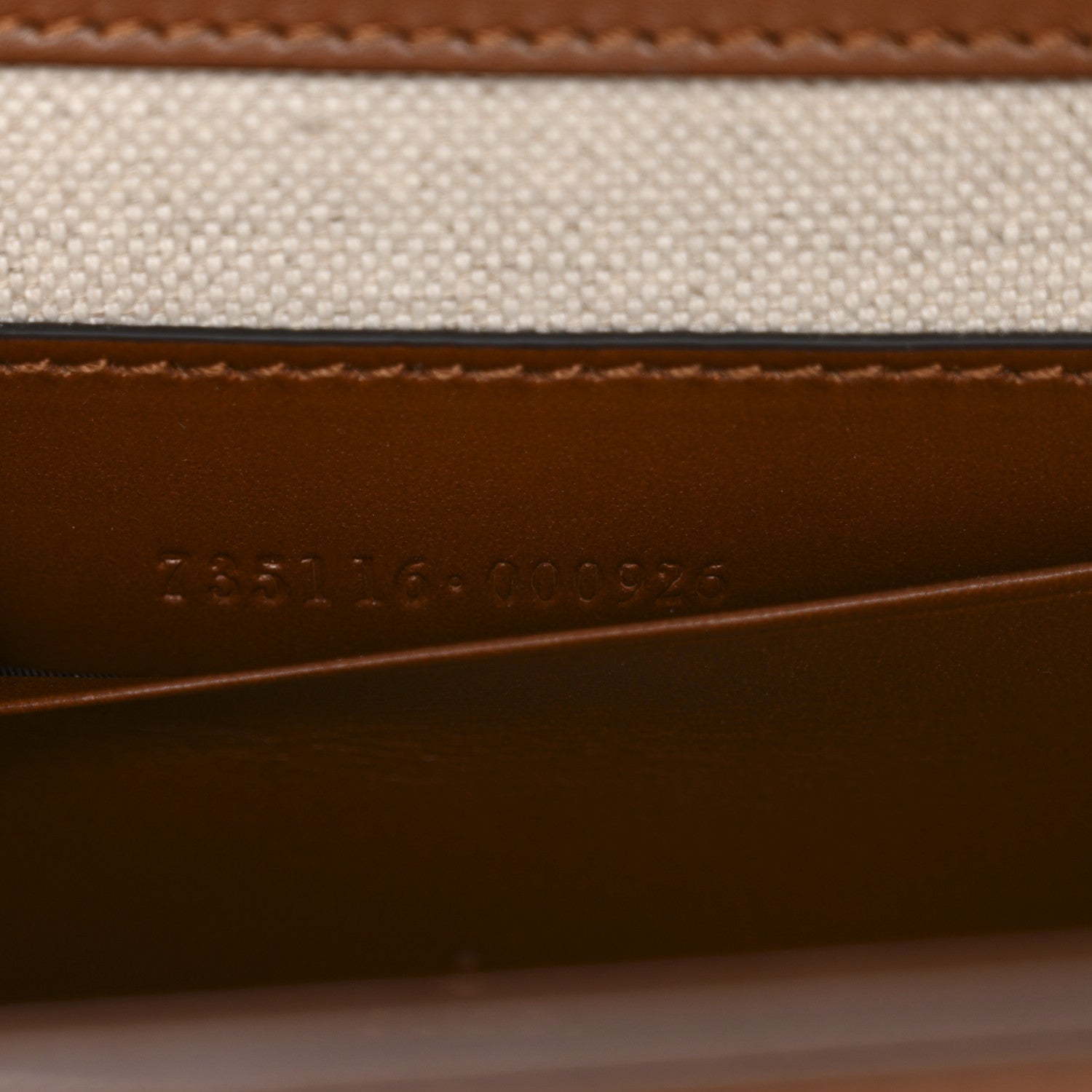 Gucci New Canvas Charisma Calfskin Crystal GG Monogram Small Bamboo 1947 Top Handle Bag Camel Ebony 7 of 10