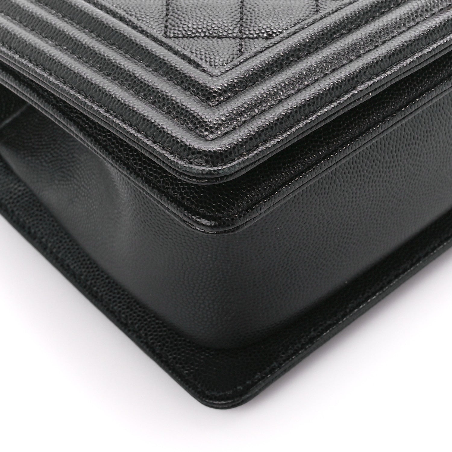 Chanel Caviar Quilted Medium Boy Flap Black 9 of 10