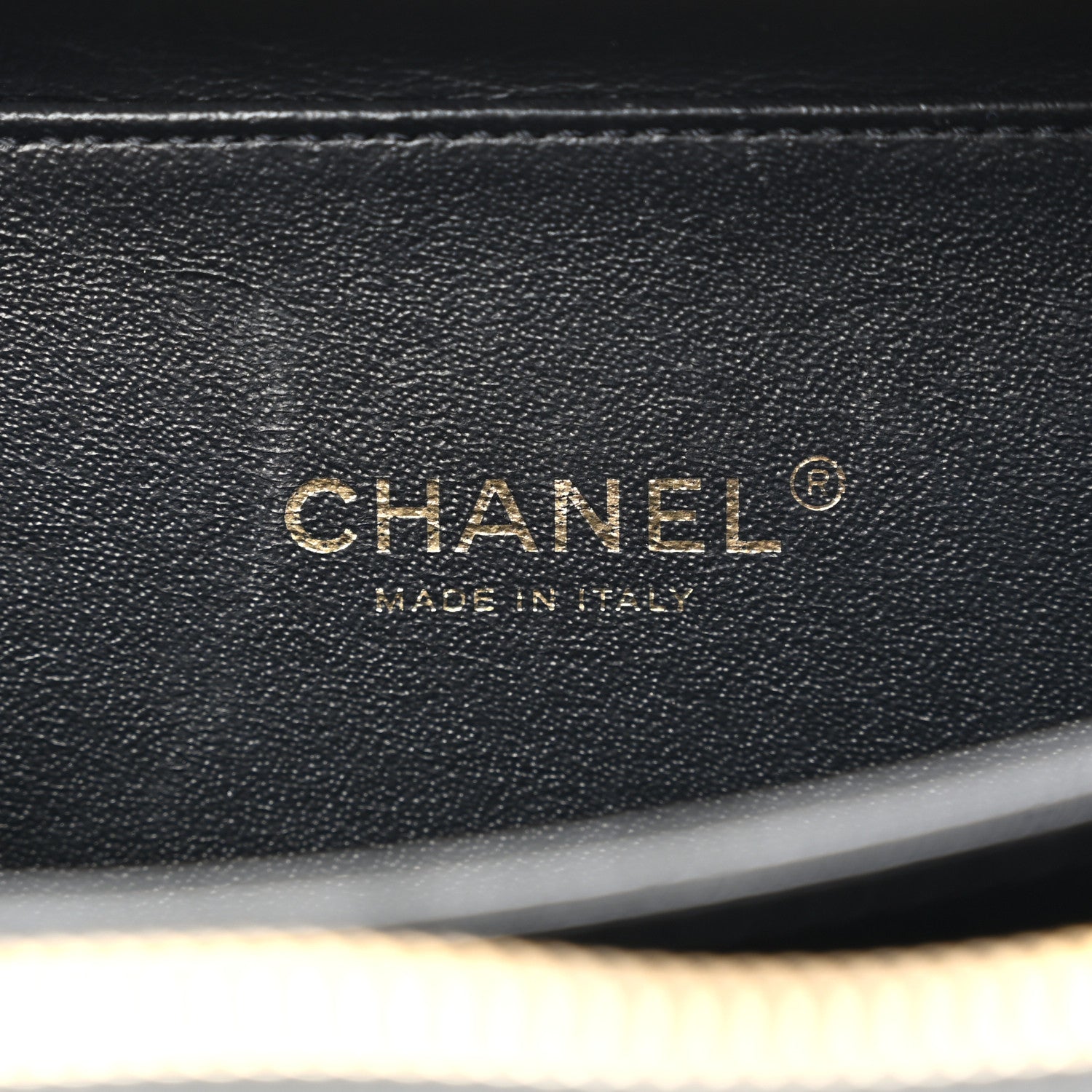 Chanel Caviar Quilted Small CC Filigree Vanity Case Black 5 of 9