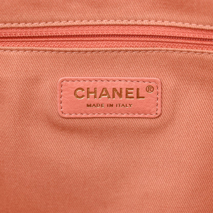 Chanel Mixed Fibers Calfskin Striped Medium Deauville Tote Light Pink 6 of 16