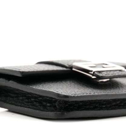 Fendi Cuoio Romano Micro Flat Baguette Black 7 of 9