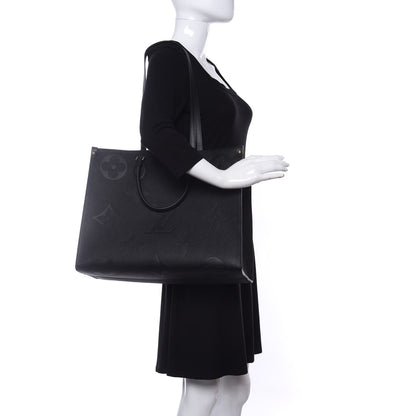 Louis Vuitton Empreinte Monogram Giant Onthego GM Black 2 of 9