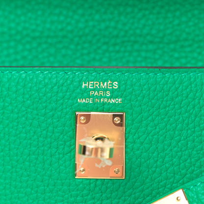 Hermes Togo Kelly Retourne 25 Menthe 5 of 10