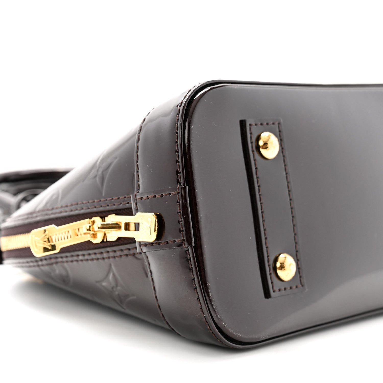 Louis Vuitton Vernis Alma BB Amarante 9 of 10