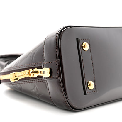 Louis Vuitton Vernis Alma BB Amarante 9 of 10