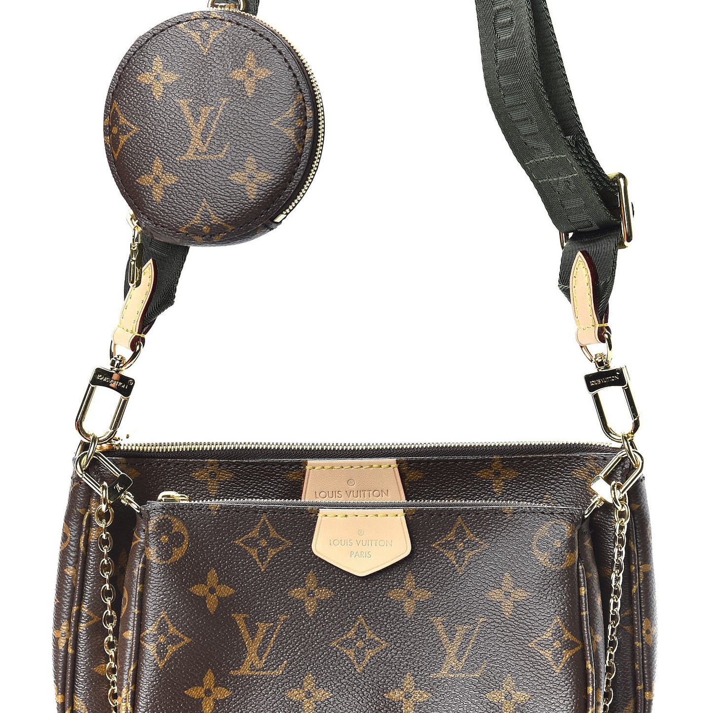 Monogram Multi Pochette Accessories Kaki