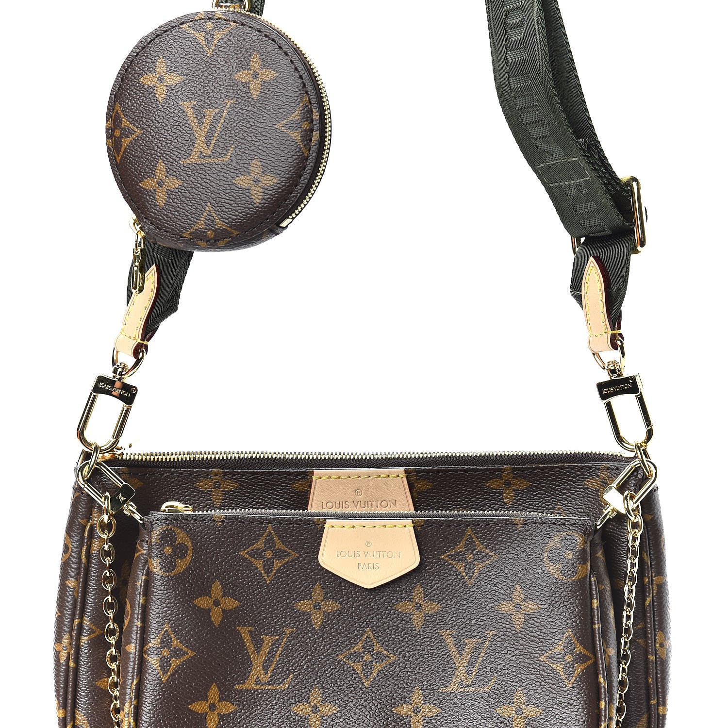 Louis Vuitton Monogram Multi Pochette Accessories Kaki 15 of 16