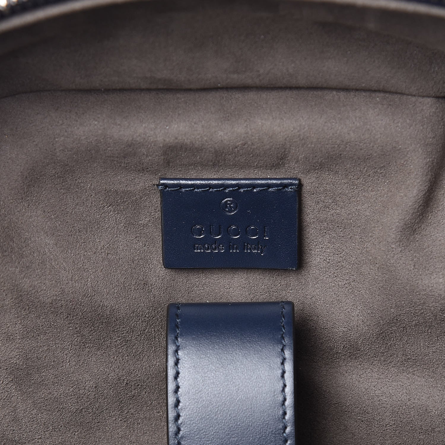 Gucci Guccissima Signature Day Backpack Blue 6 of 10