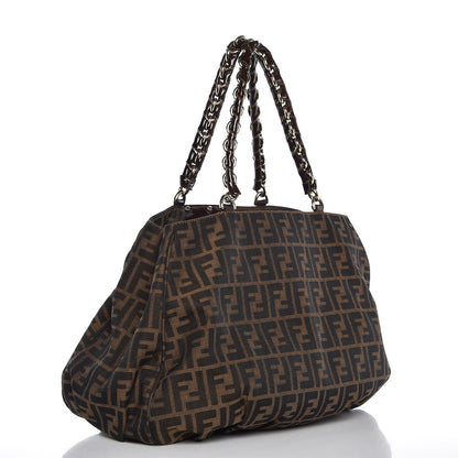 Fendi Zucca Mia Tote Tobacco 3 of 7