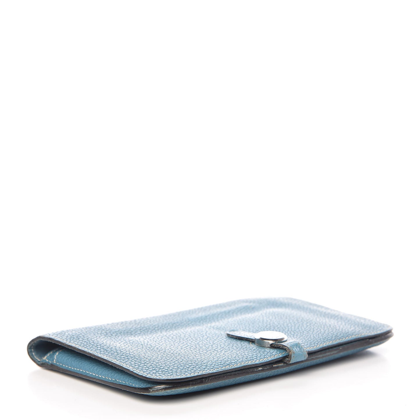 Togo Dogon Duo Wallet Blue Jean