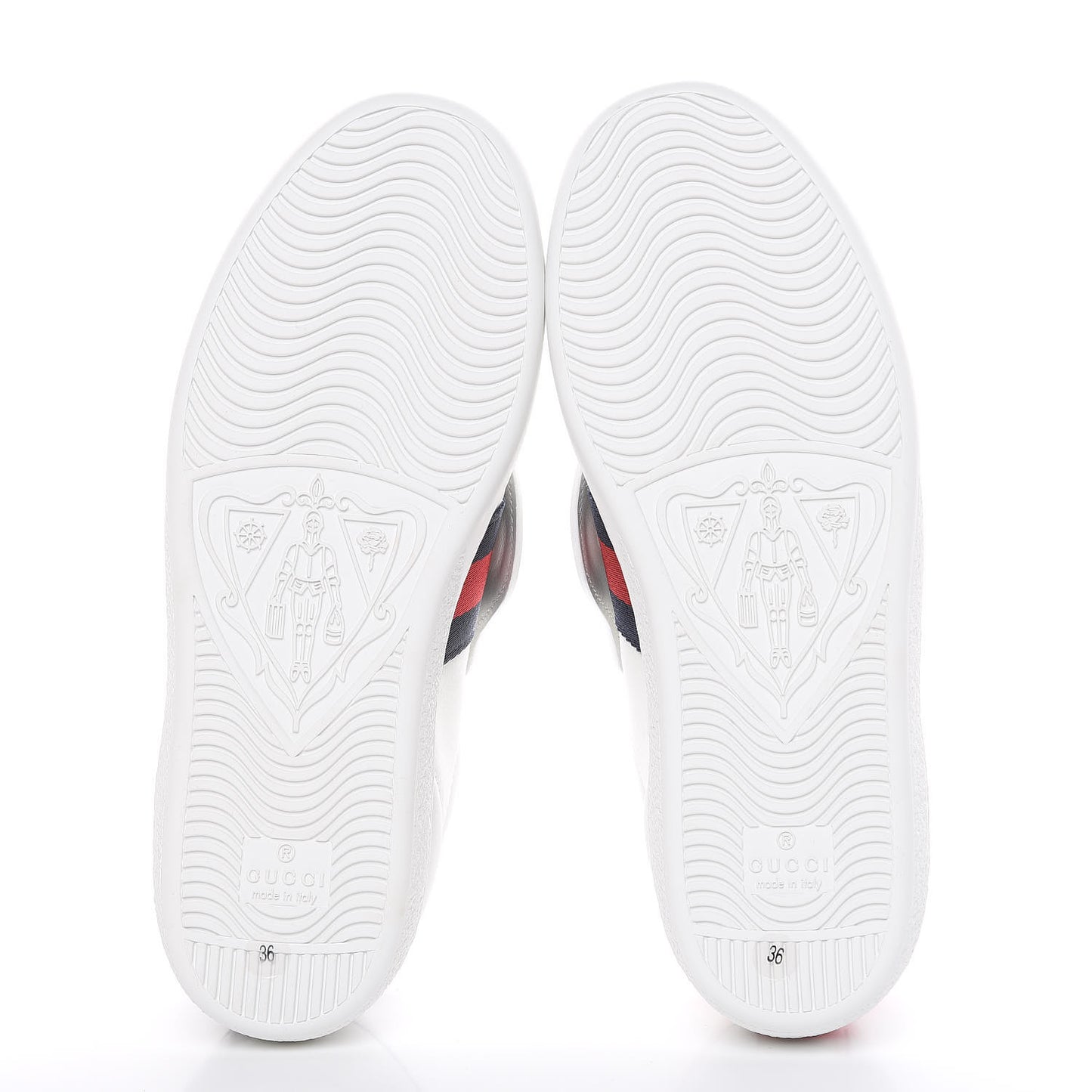 Calfskin Sequins Web Cat Womens Ace Sneakers 36 White