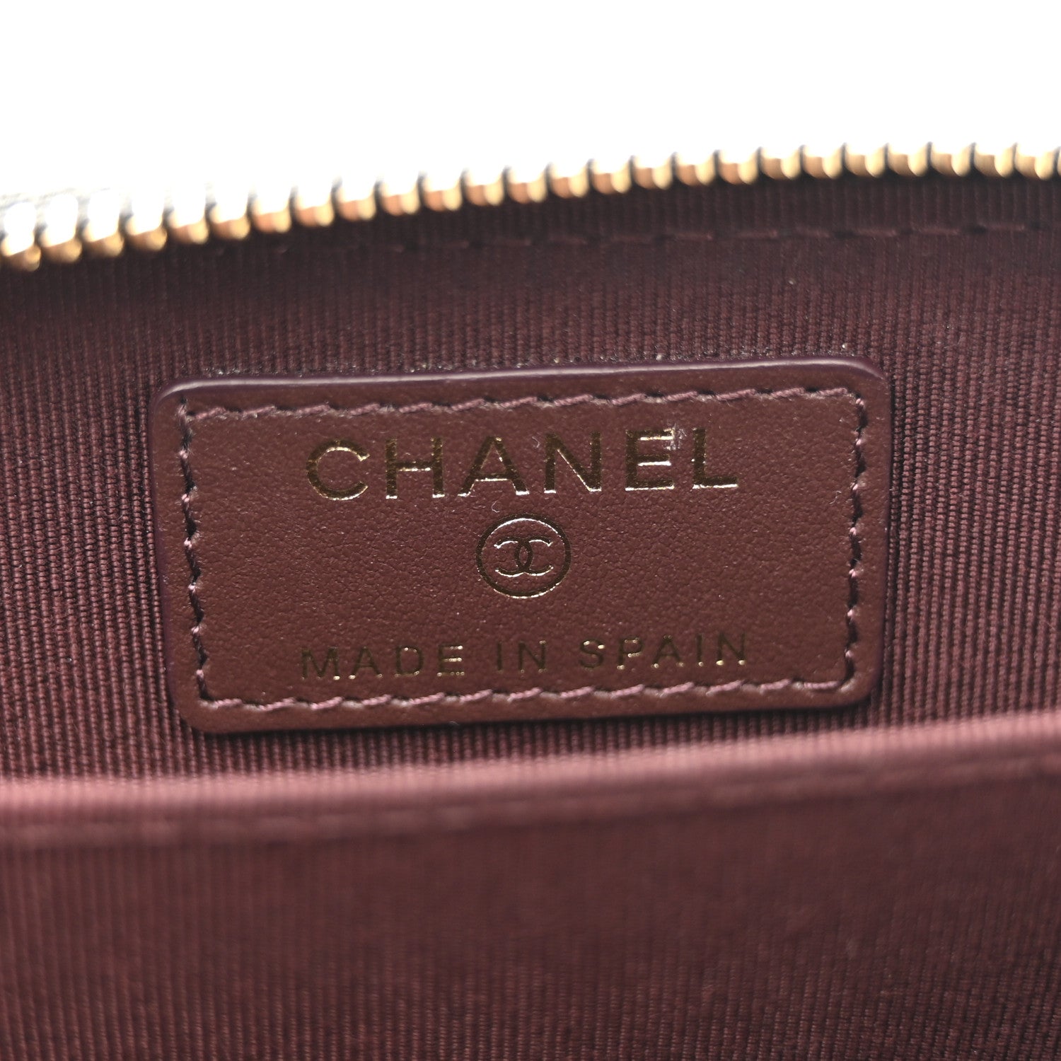 Chanel Caviar Quilted Zip Coin Purse Black 6 of 10