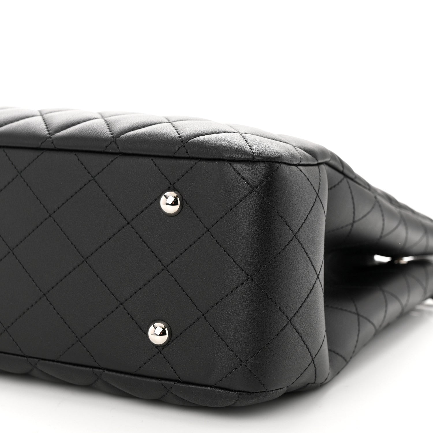 Chanel Calfskin Quilted Large Classic Shopping Tote Black 10 of 10