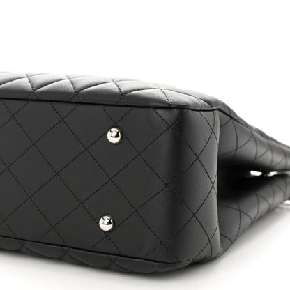 Chanel Calfskin Quilted Large Classic Shopping Tote Black 10 of 10