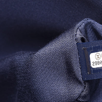Chanel Denim Quilted Large Chanel 19 Flap Blue 6 of 9