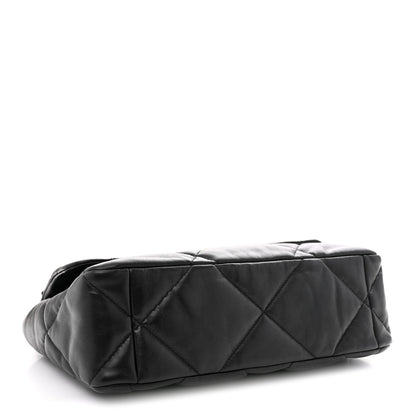 Chanel Lambskin Quilted Large Chanel 19 Flap Black 4 of 11