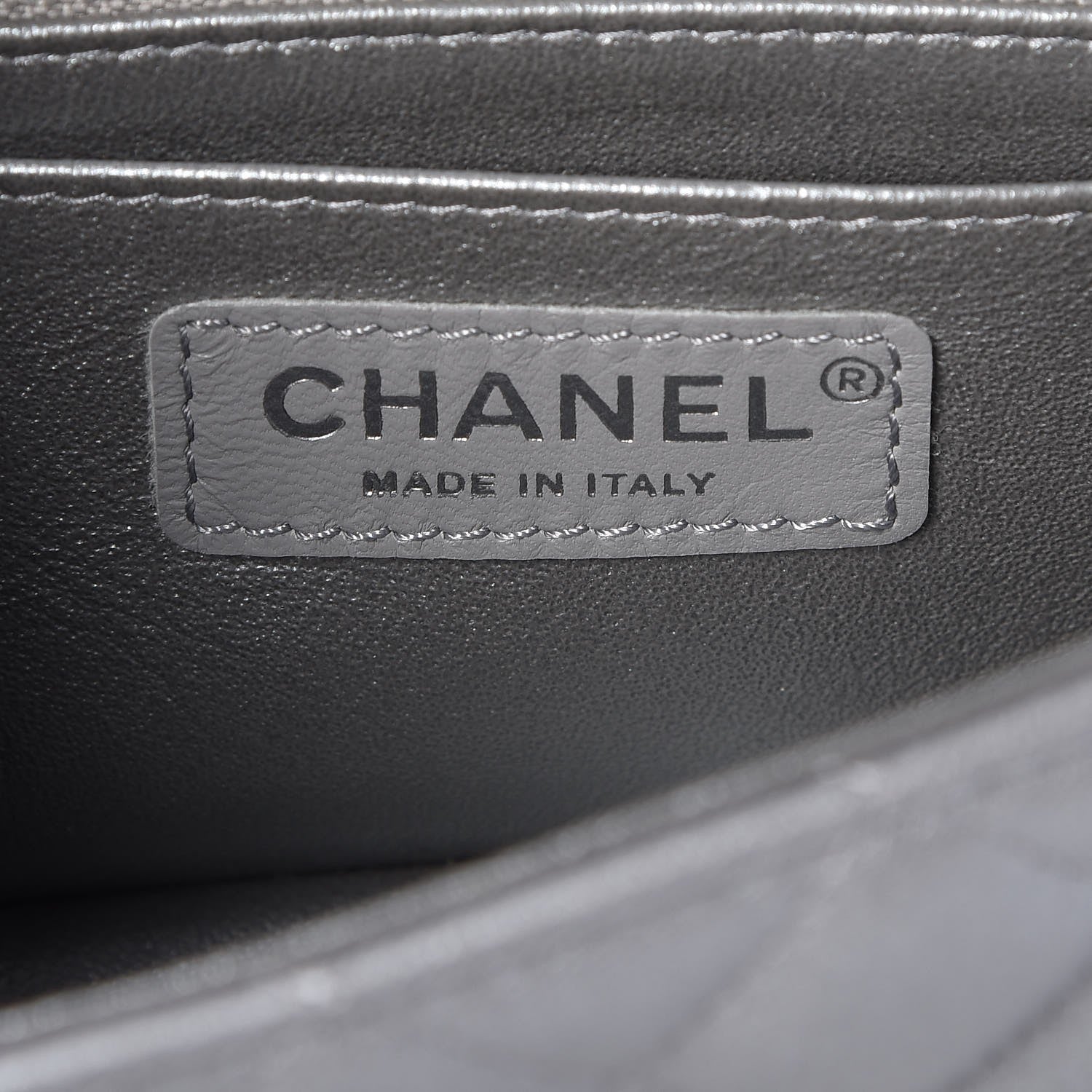 Chanel Metallic Lambskin Quilted Mini Rectangular Flap Silver 6 of 8