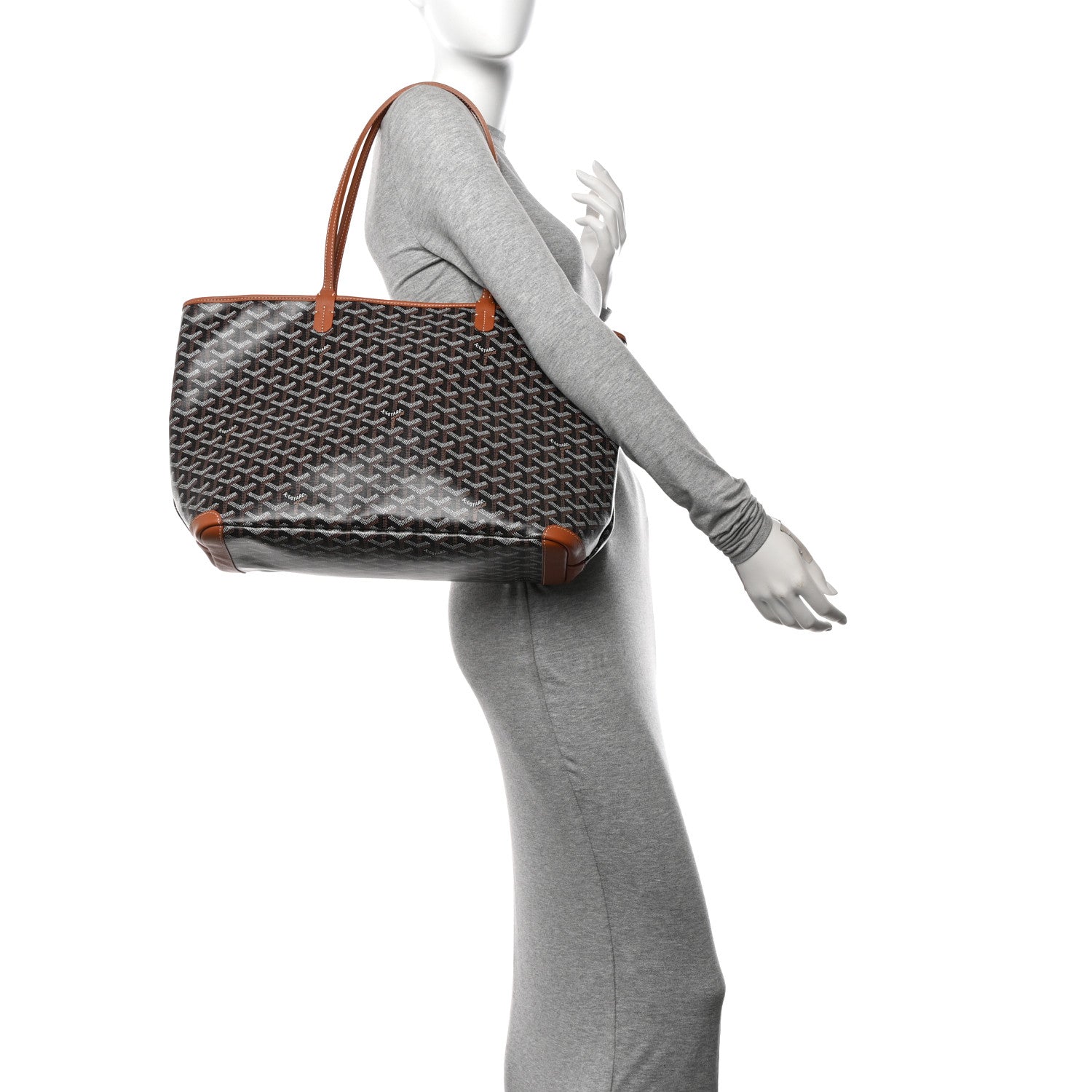 Goyard Goyardine Artois MM Black Gold 2 of 10