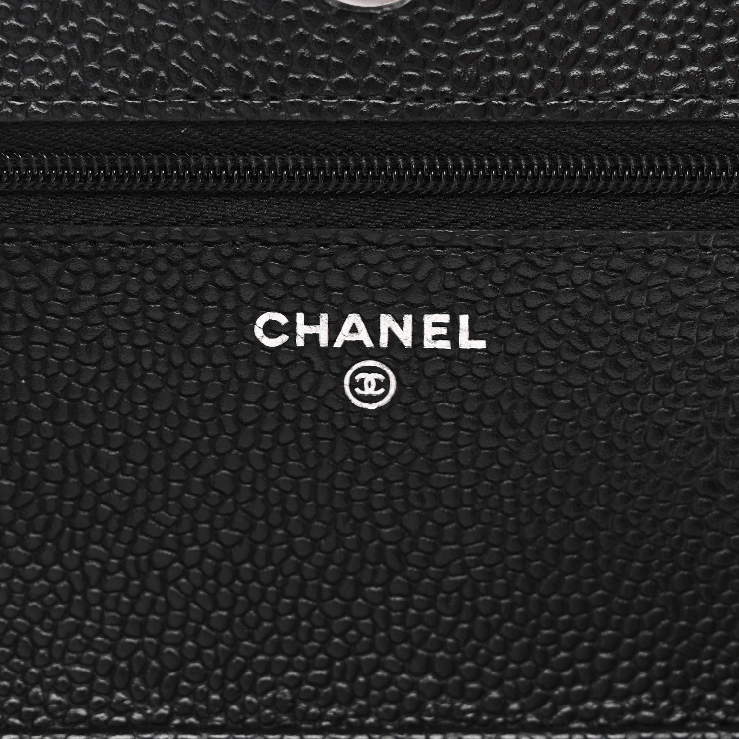 Chanel Caviar Quilted Wallet on Chain WOC Black 8 of 12