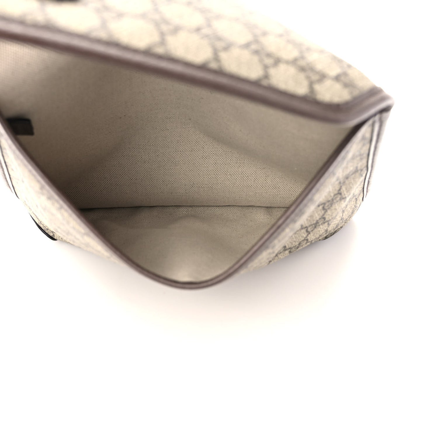 GG Supreme Monogram Web Medium Neo Vintage Flap Messenger Bag Beige New Acero