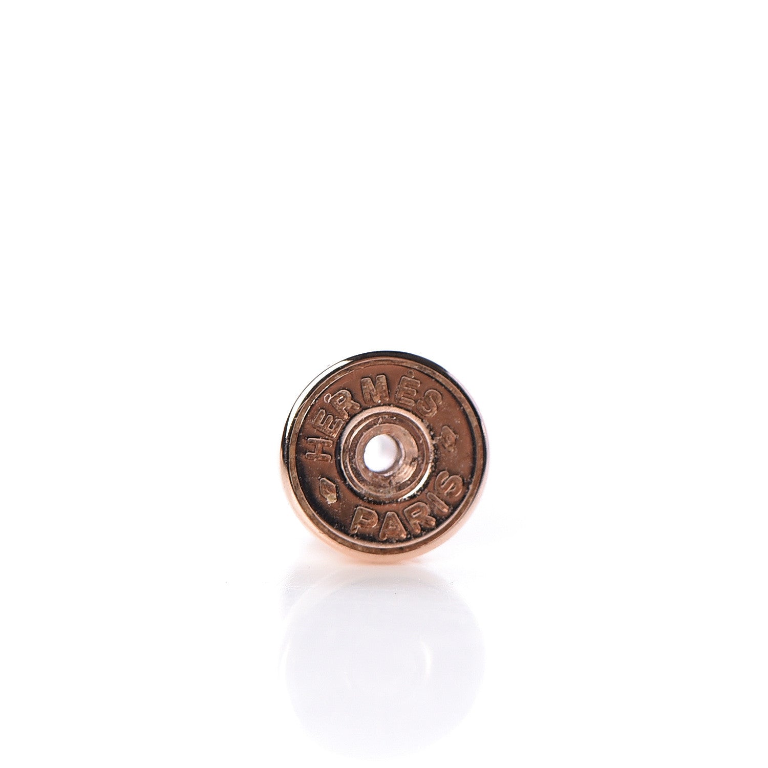 Hermes Rose Gold Lacquered Pop H Earrings Rose Dragee 3 of 5