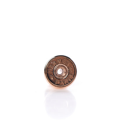 Hermes Rose Gold Lacquered Pop H Earrings Rose Dragee 3 of 5